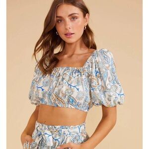 MINKPINK Marianna Crop Top S NWT $98